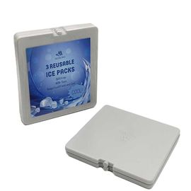 購入 FDAの食糧はお弁当箱のアイスパック/涼しい袋のフリーザーのブロックの灰色色を承認します online manufacture