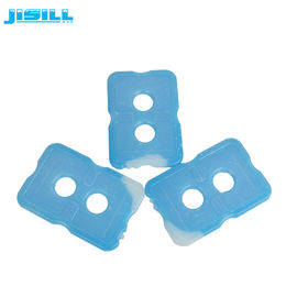 フリーザーは青い液体200mlが付いているクーラー/透明で白いプラスチック アイスパックのために詰まります