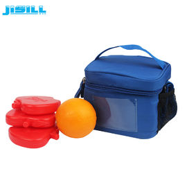 赤く再使用可能な小型アイスパックMSDSはクーラーが冷凍食品を袋に入れる子供のために承認する